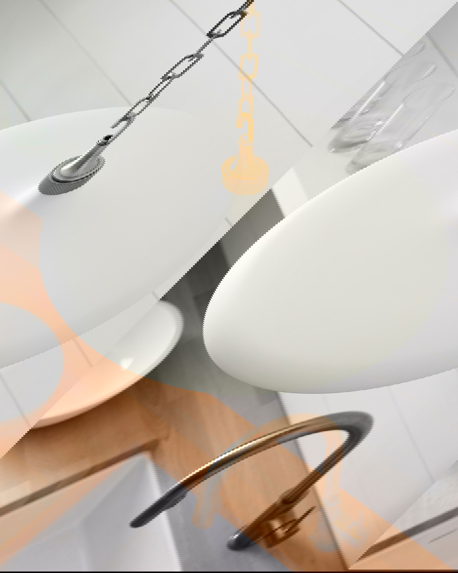 Piatto takpendel antik mässing M