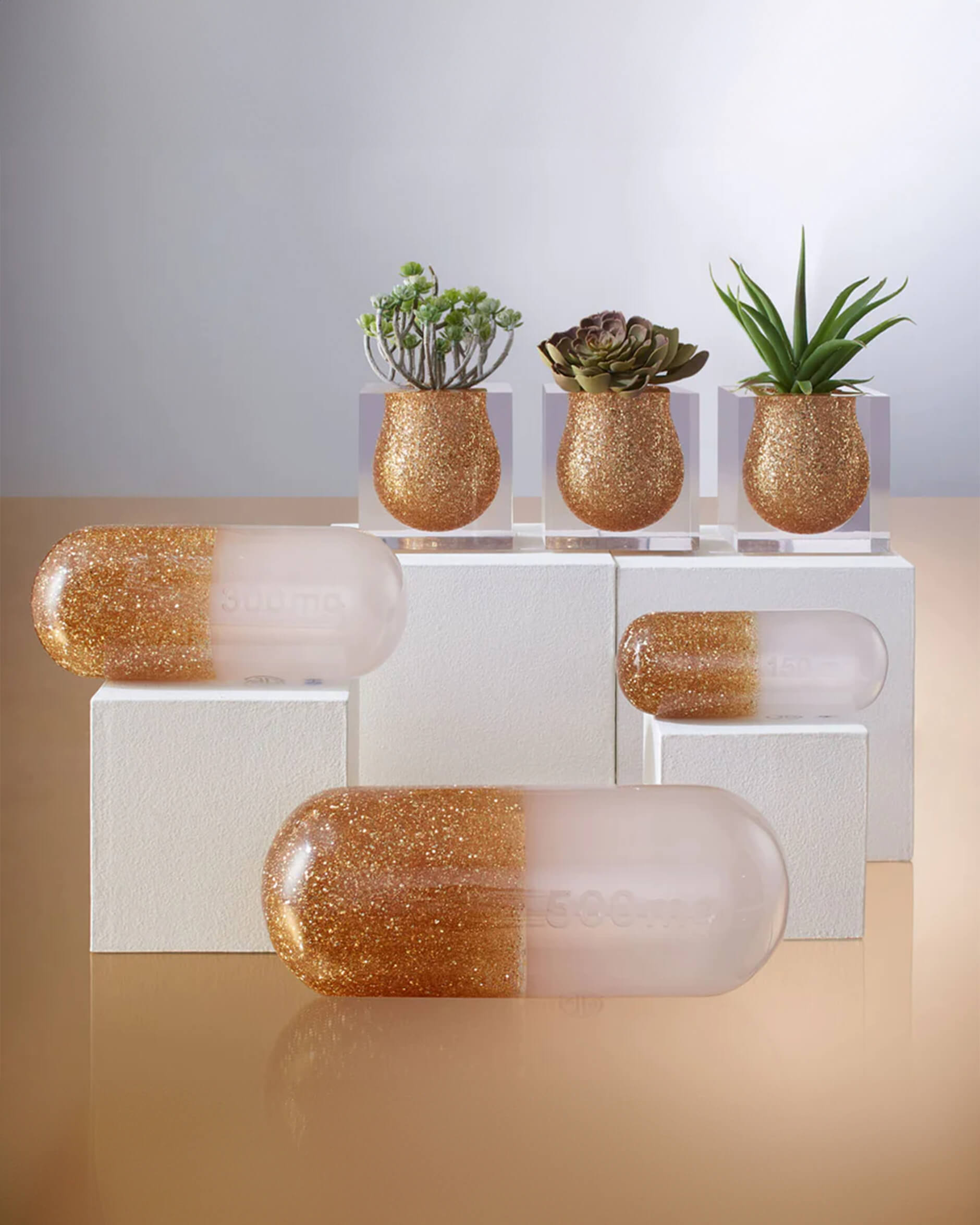 Bel Air Mini Scoop vas guld