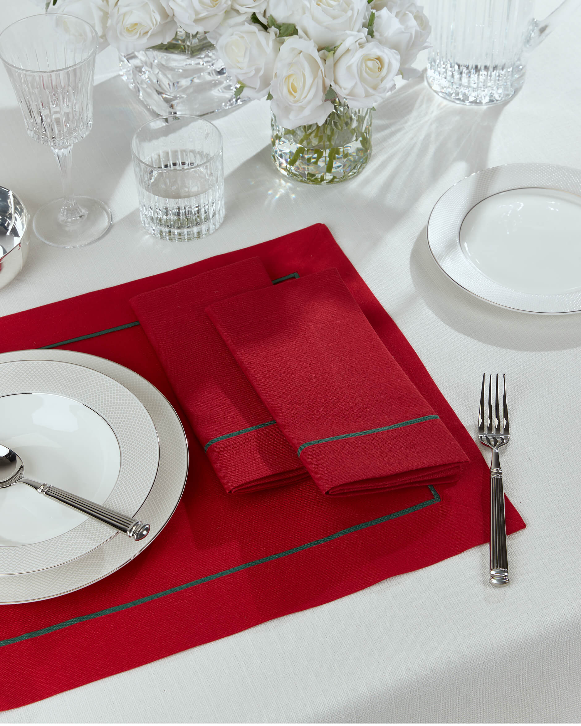 Castleford bordstablett röd