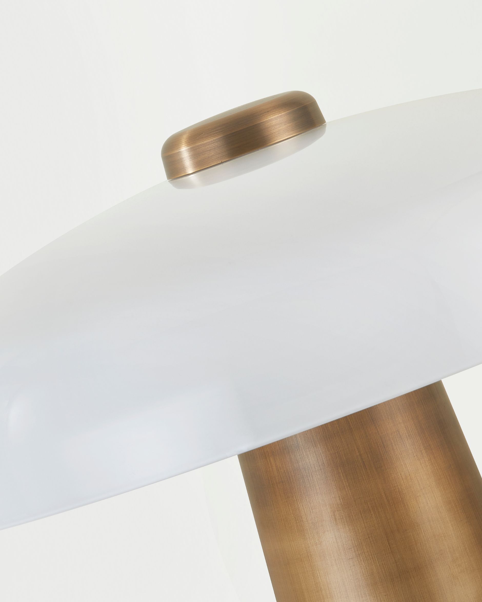 Lush brass table lamp