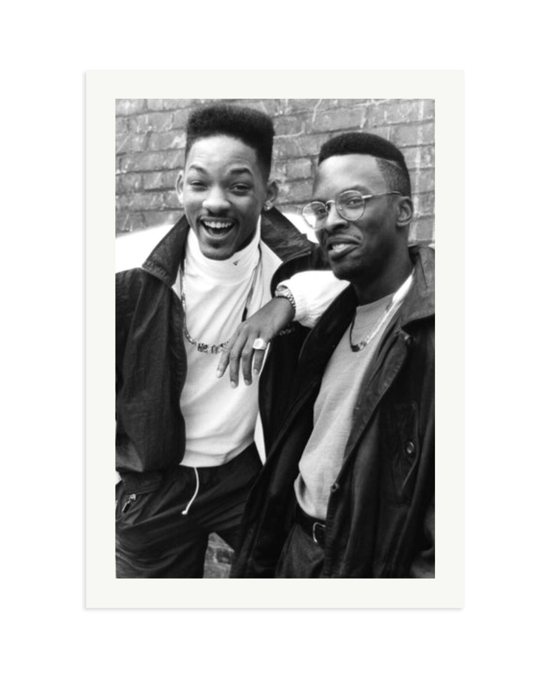 DJ Jazzy Jeff & The Fresh Prince Will Smith Print Only / XXL
