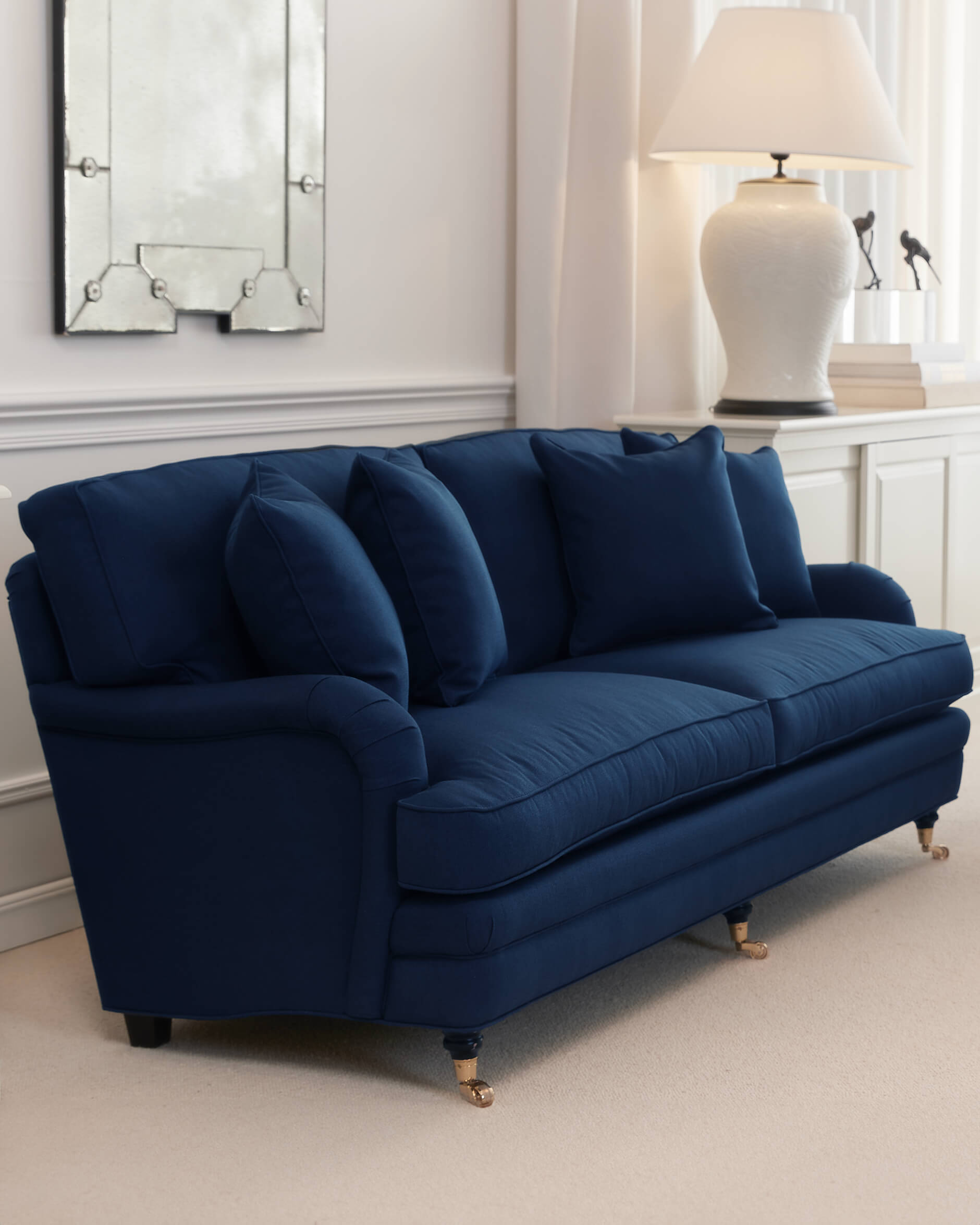 Howard Heritage Sofa 3-seater Indigo