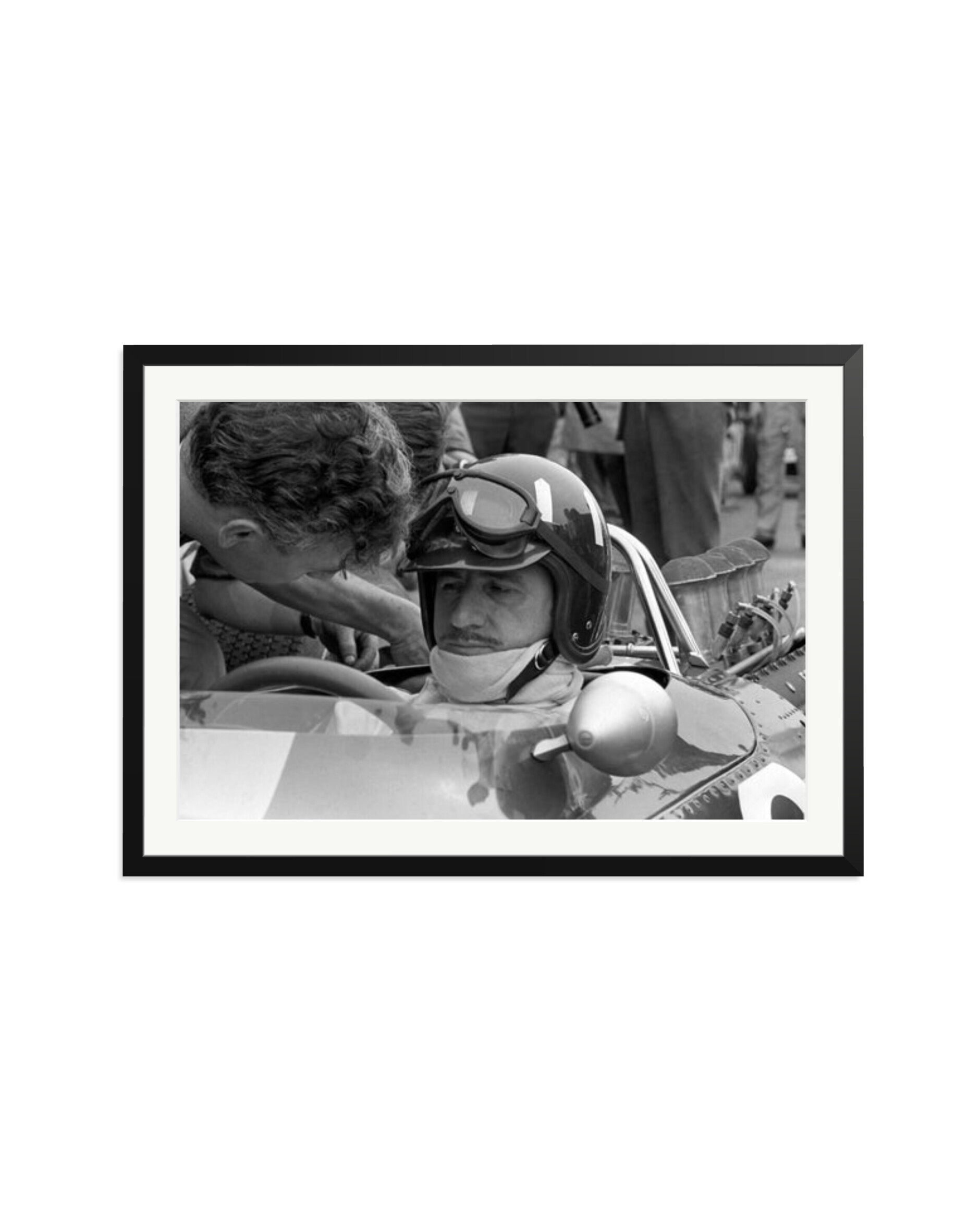 Graham Hill and Keith Duckworth Black / XXL