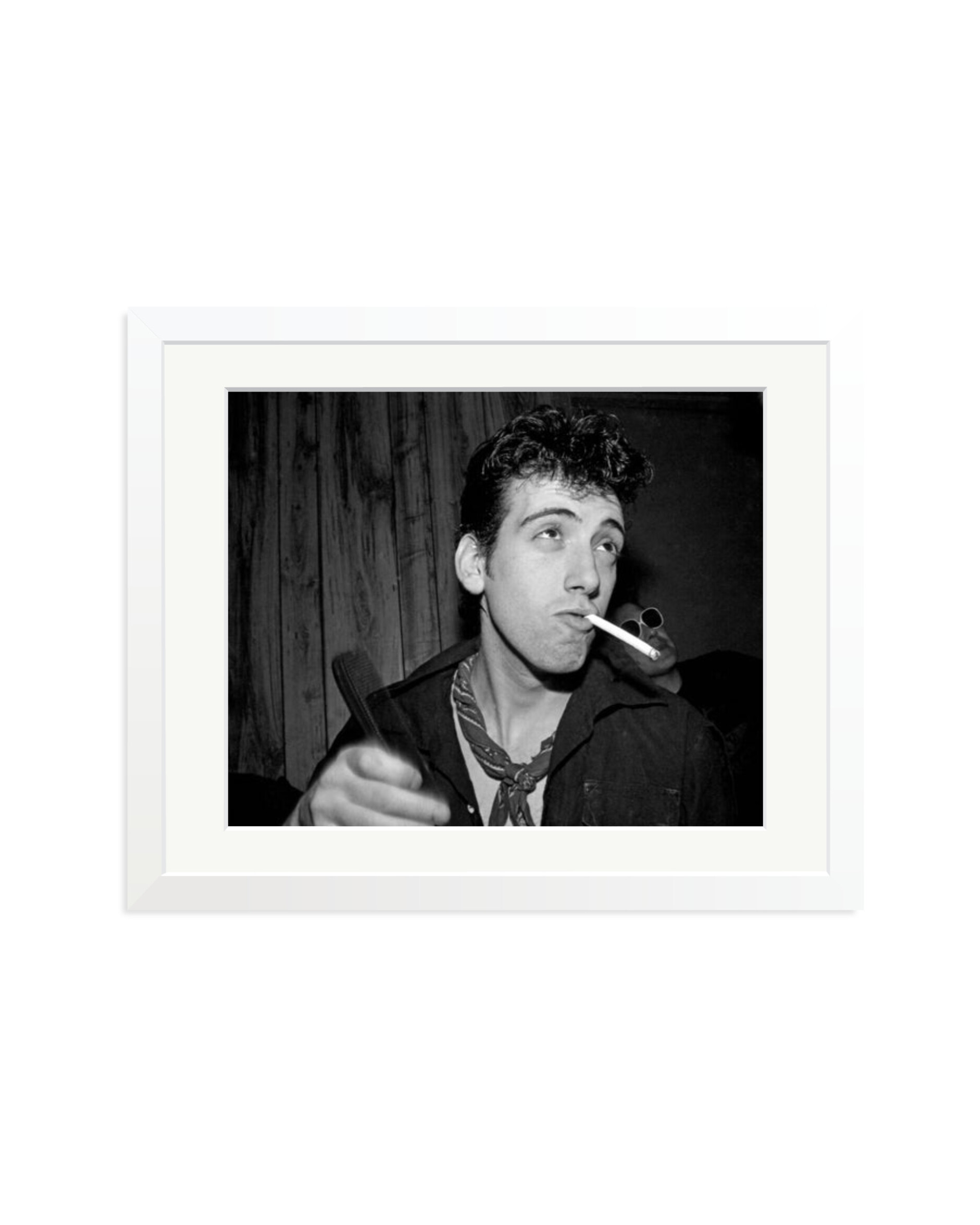 Mick Jones of The Clash Backstage 1979 White / Medium