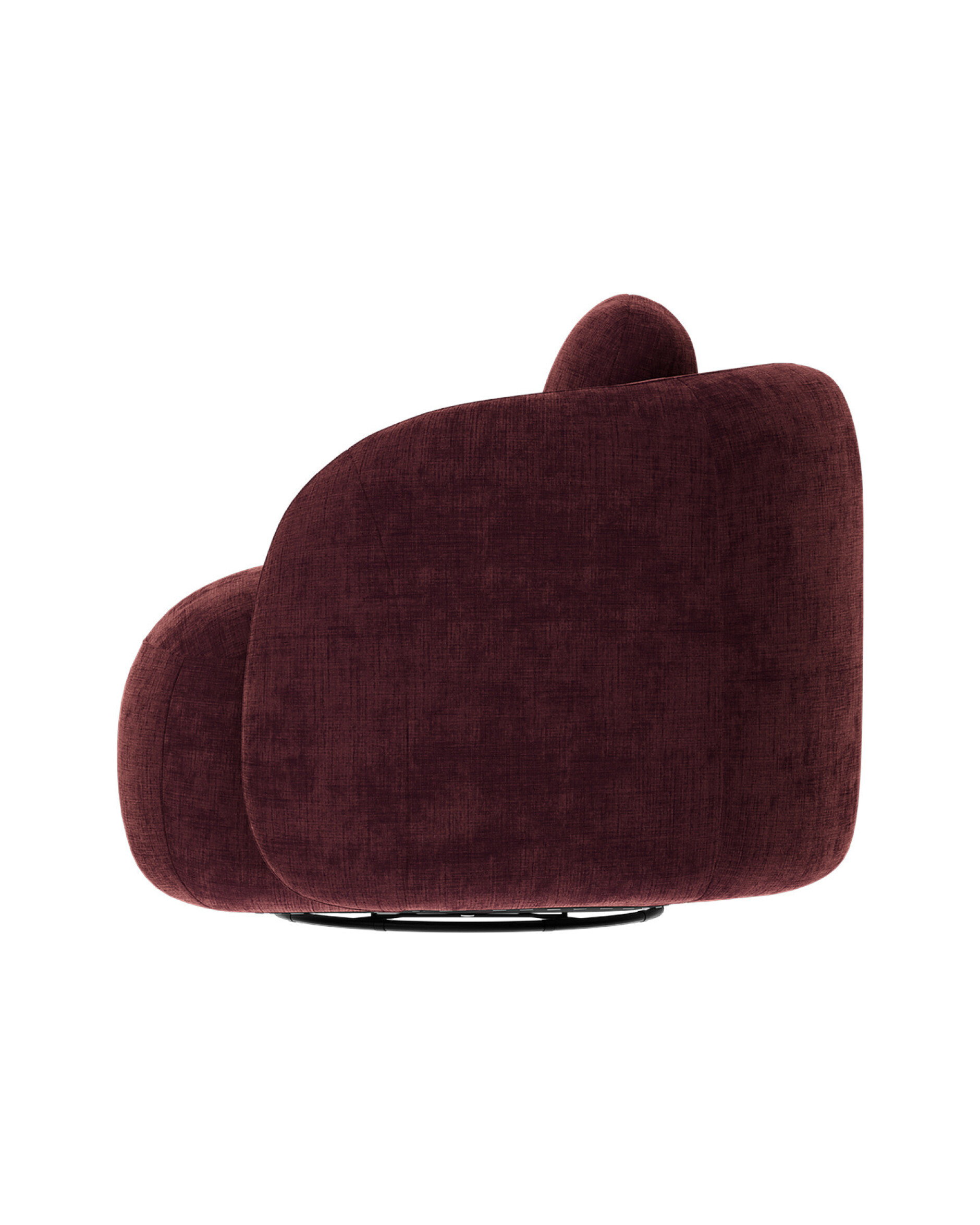 Dixonin pyörivä kangasnojatuoli Gabby burgundy