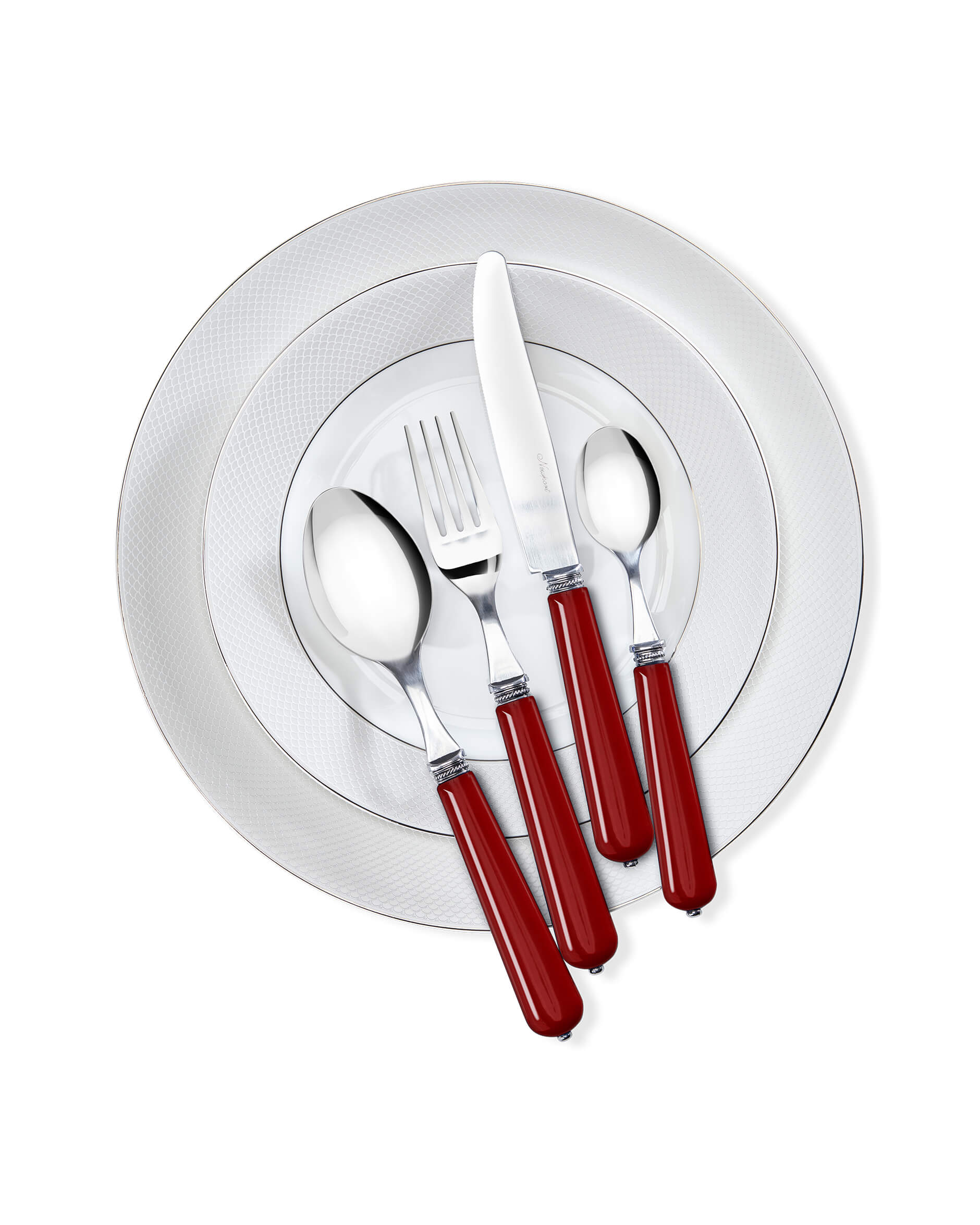 Newport Deep Red bestickset 24 delar