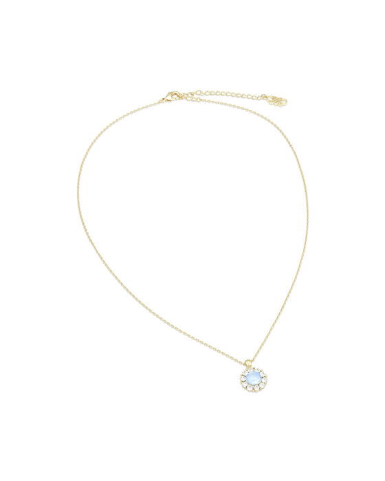Sofia halskæde sky blue