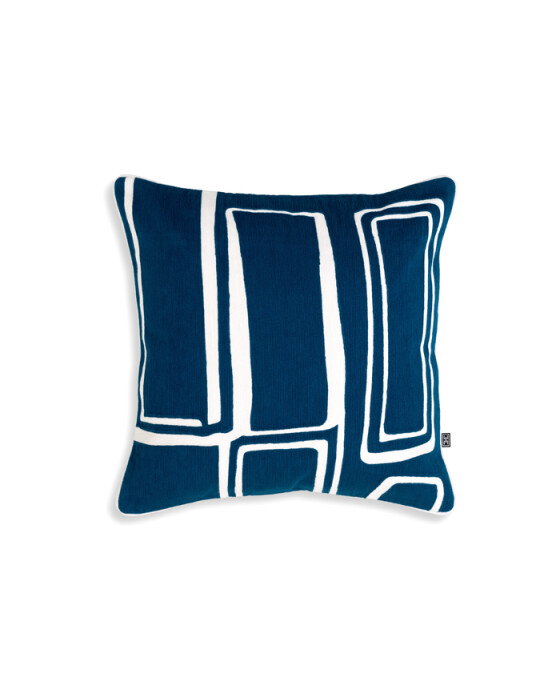 Ribeira kudde blå/vit