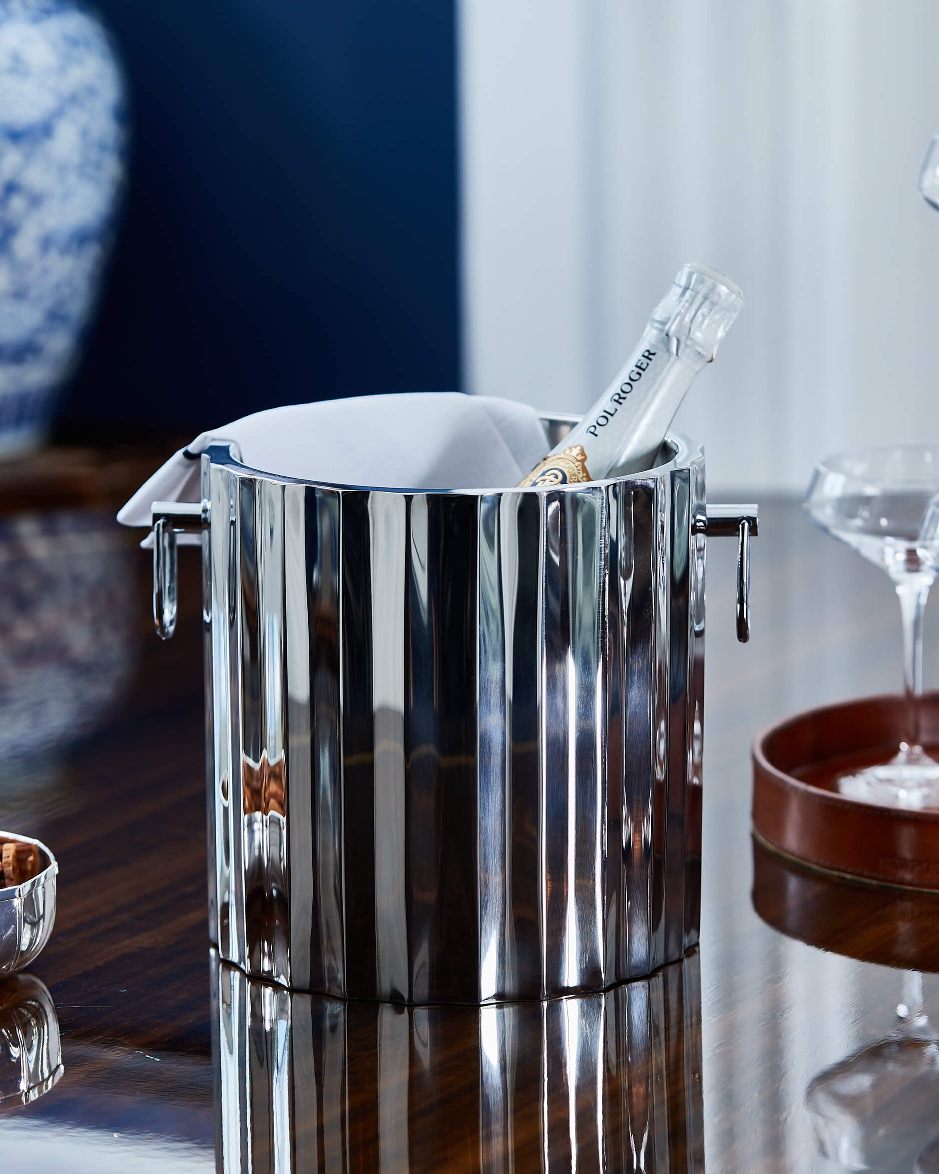 Crillon champagnekylare silver S