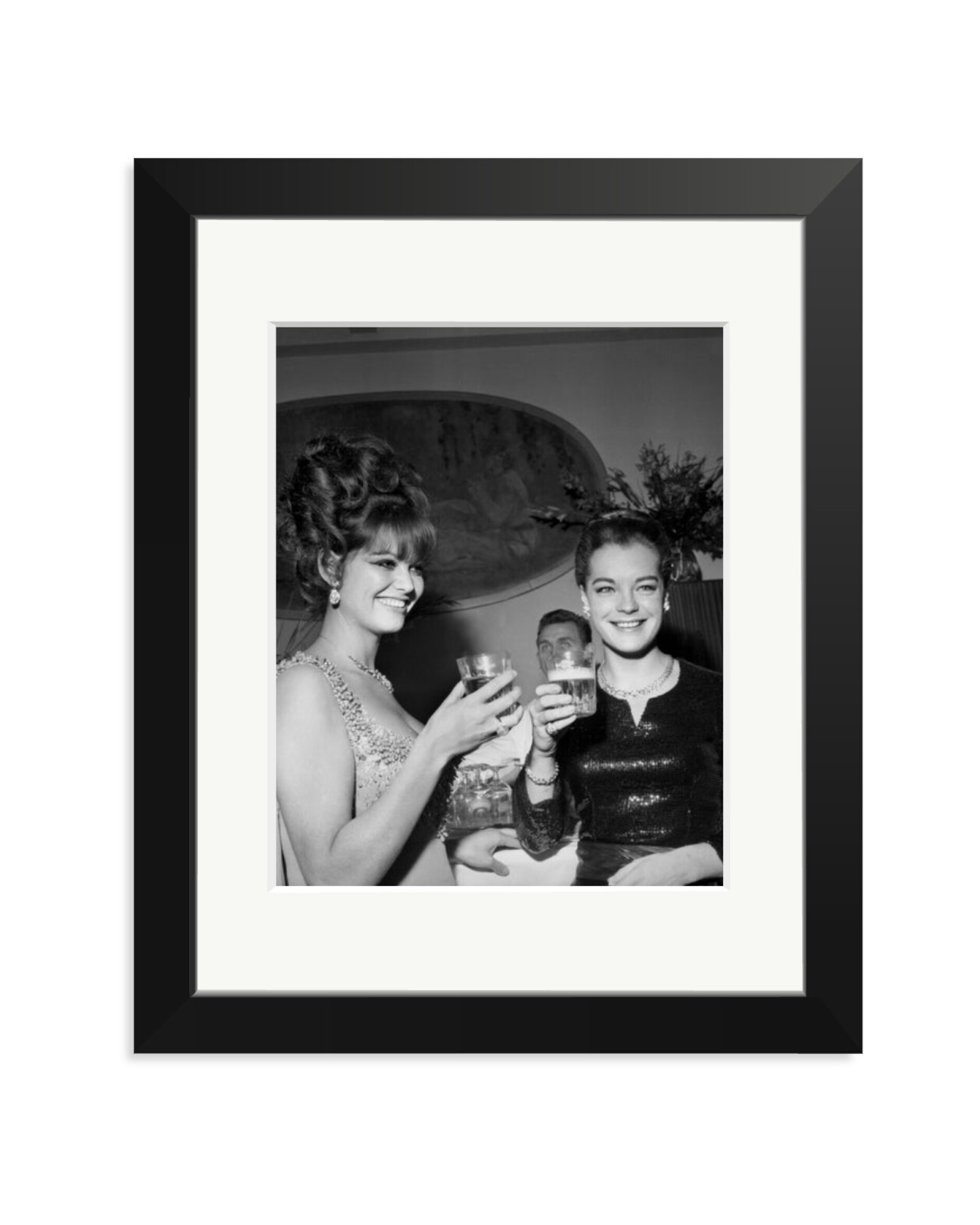 Claudia Cardinale and Romy Schneider Black / Small