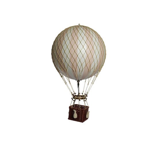 Ljusrosa - Royal Aero luftballong LED ljusblå