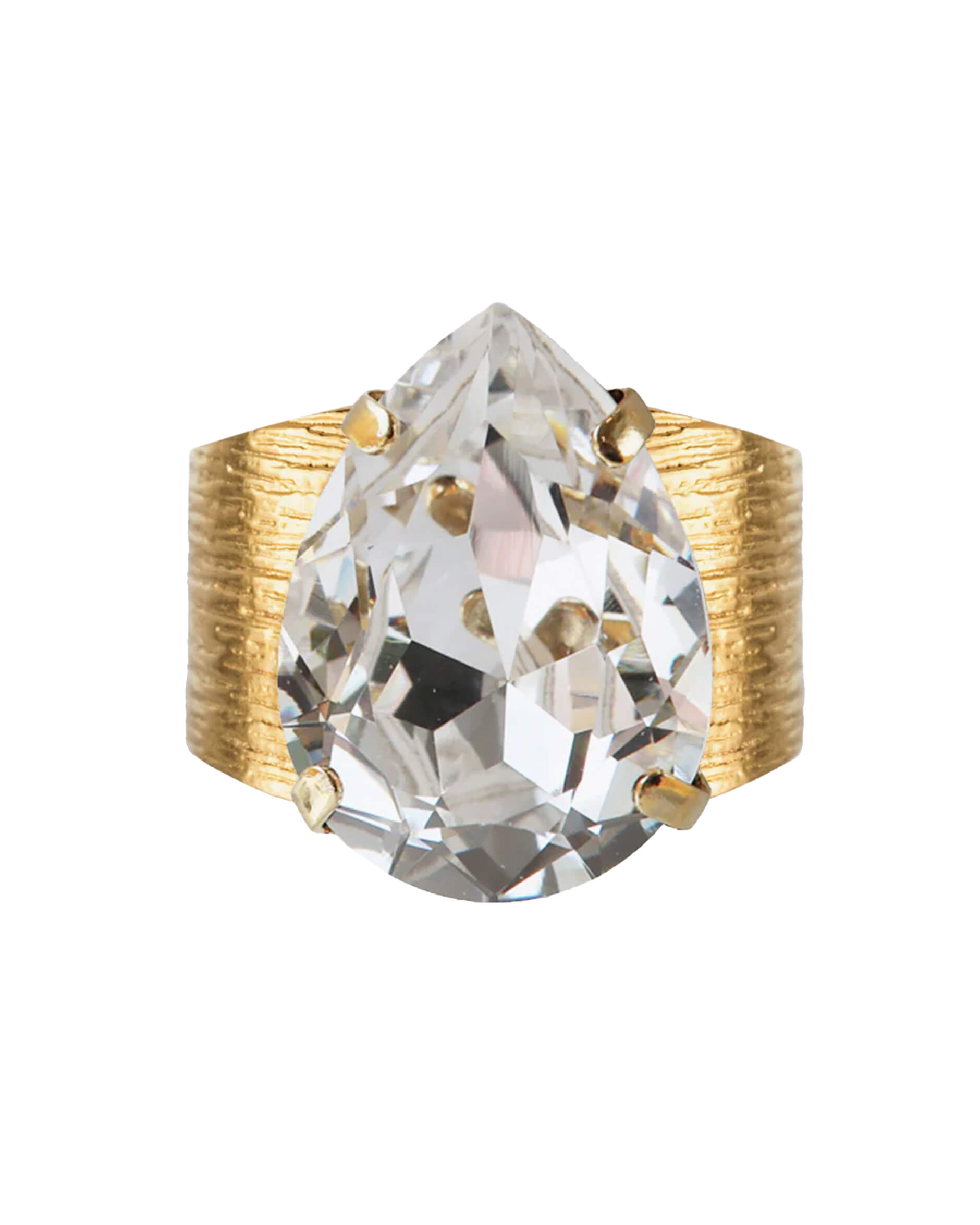 Classic Drop ring crystal