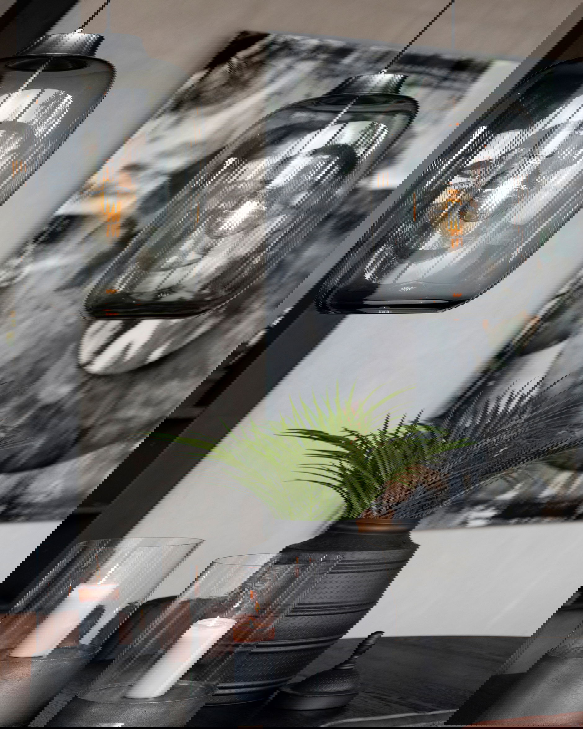 Endless Laut taklampa grå