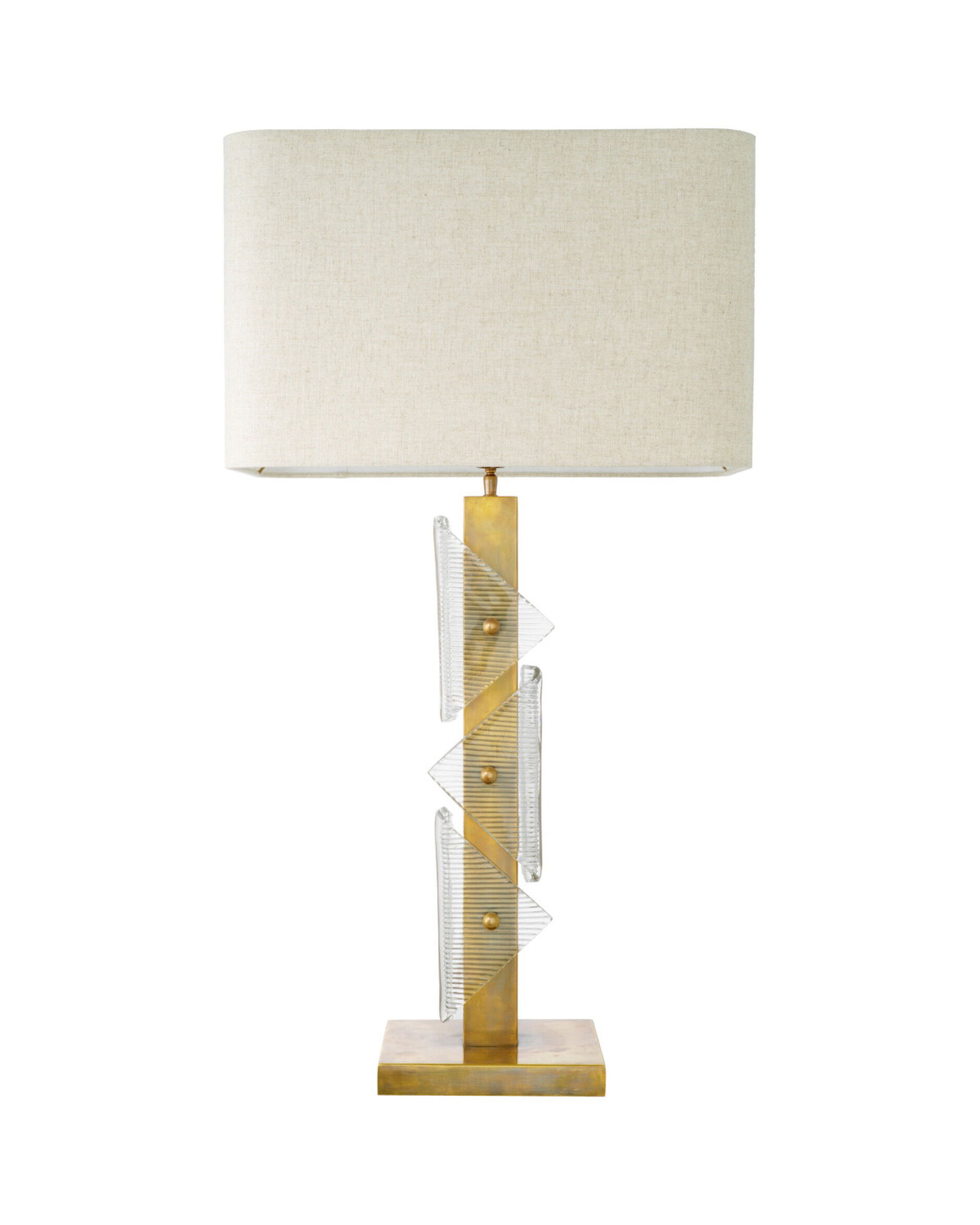 Mirabella tafellamp antiek messing