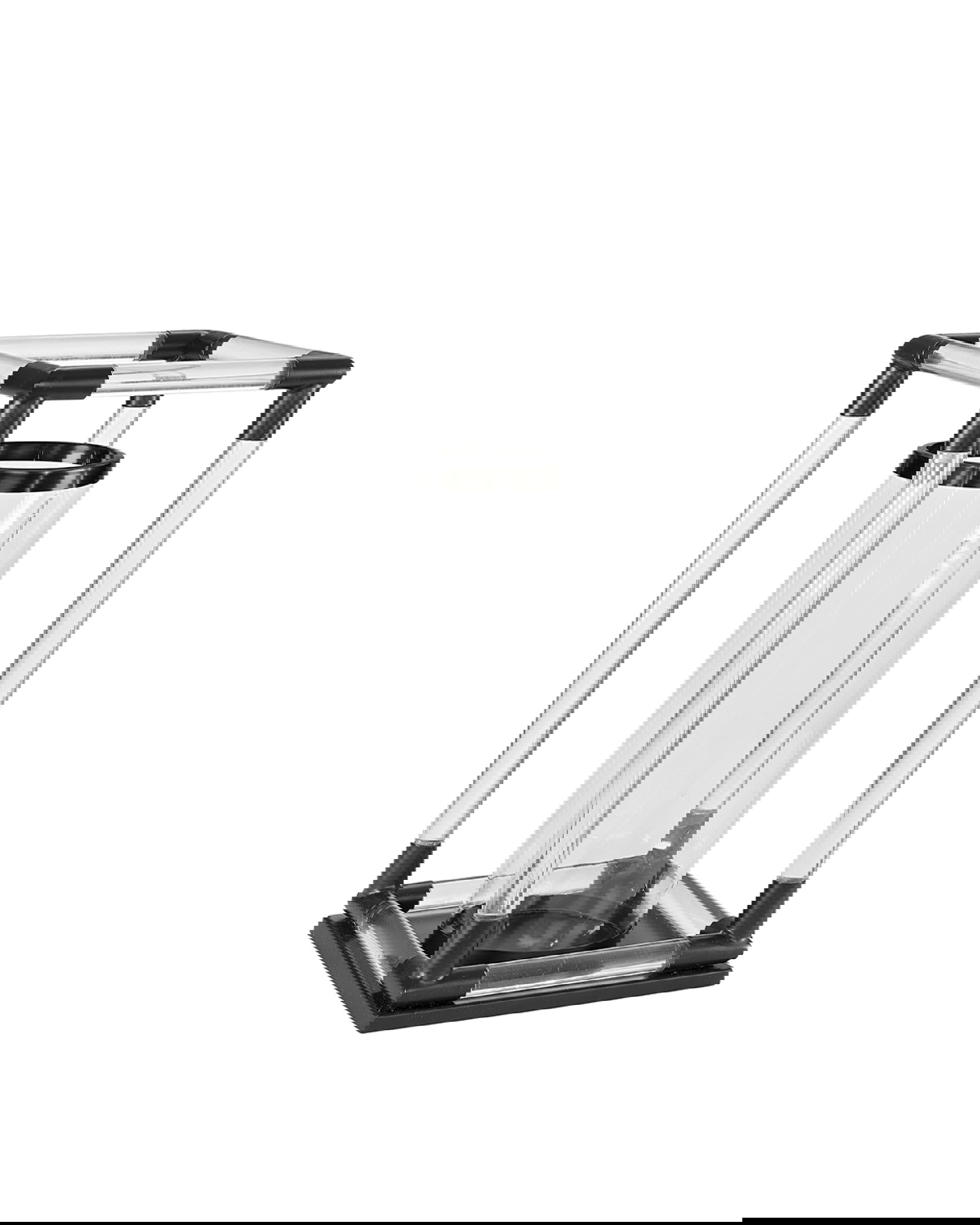 Baltimore-kynttilälyhty matta musta OUTLET