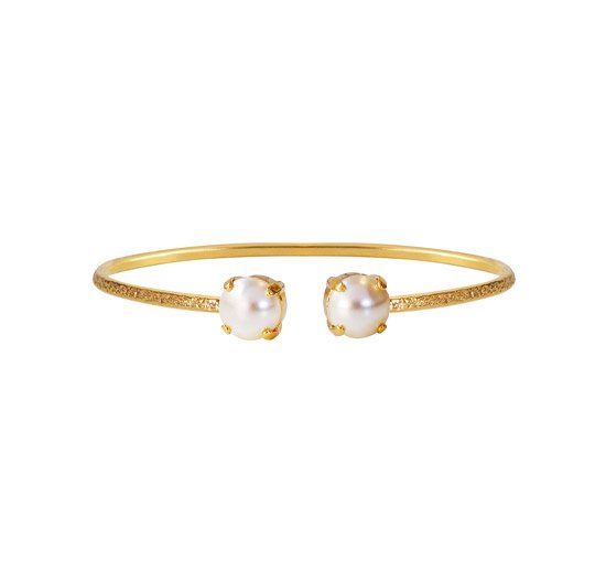 Gold - Classic Petite Bracelet Pearl