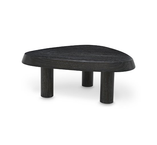 Charcoal grey - Briël coffee table washed veneer
