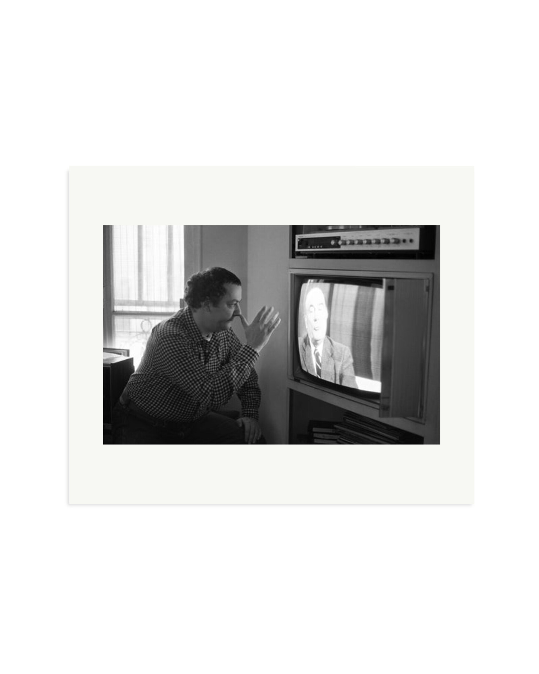 Coluche and Mitterrand Print Only / Large