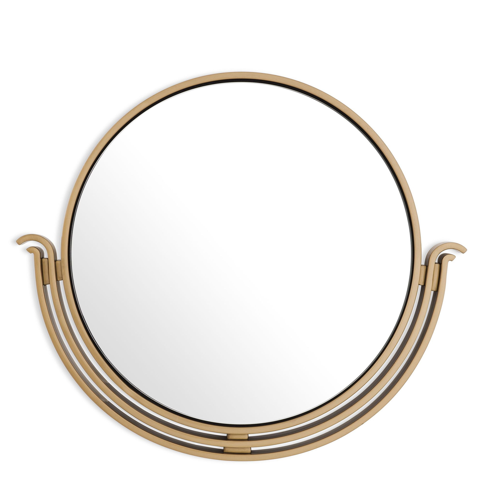 Tombo Mirror Antique Brass