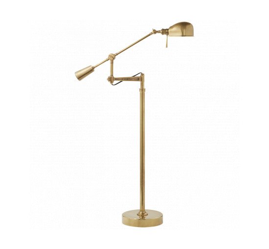 Natural Brass - RL '67 Boom Arm Floor Lamp Natural Brass