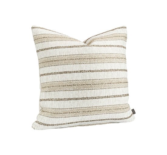 Natural - Nomad Multi Stripe Cushion Cover Grey