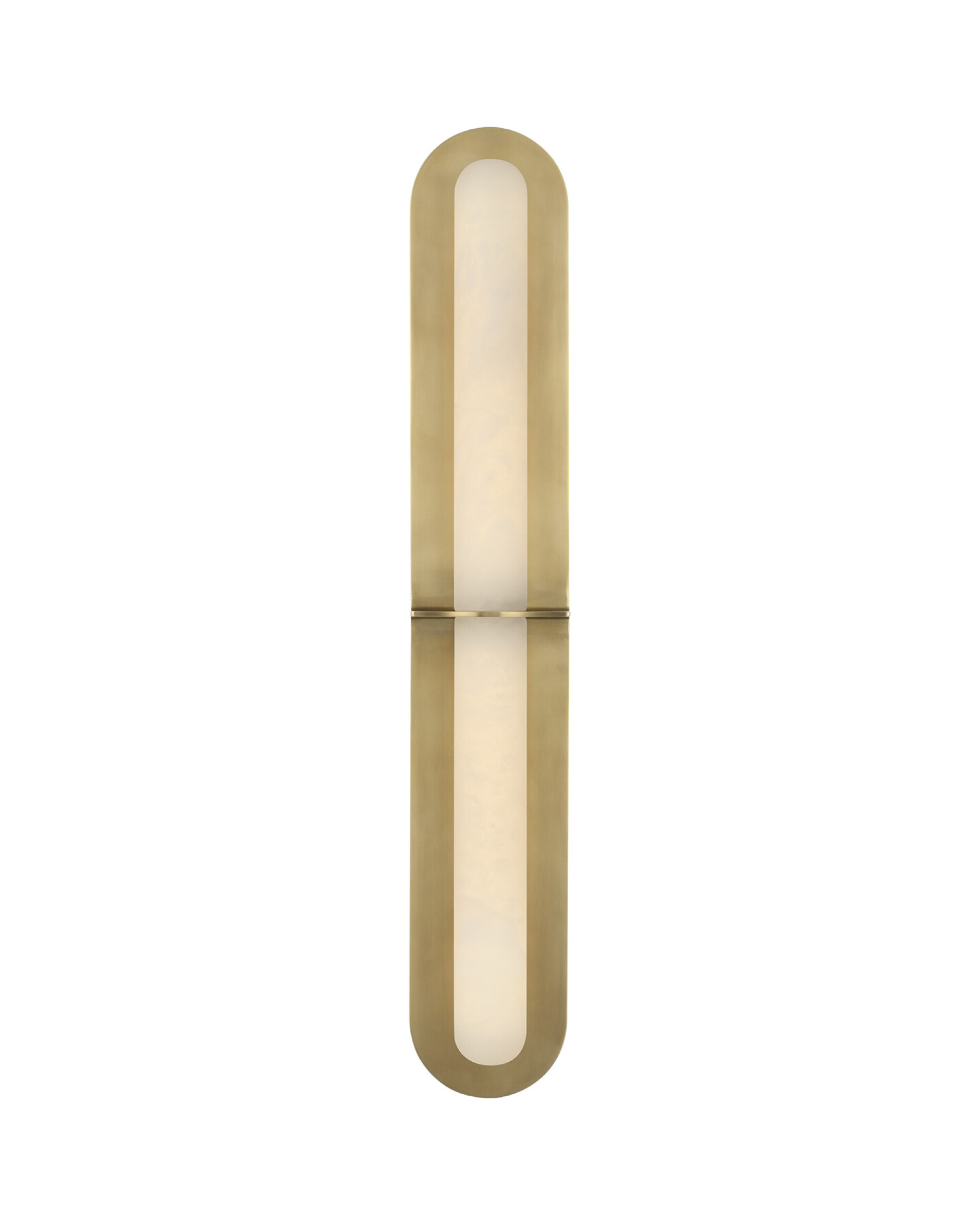 Fosse 28" Linear Tube Sconce Antique Brass