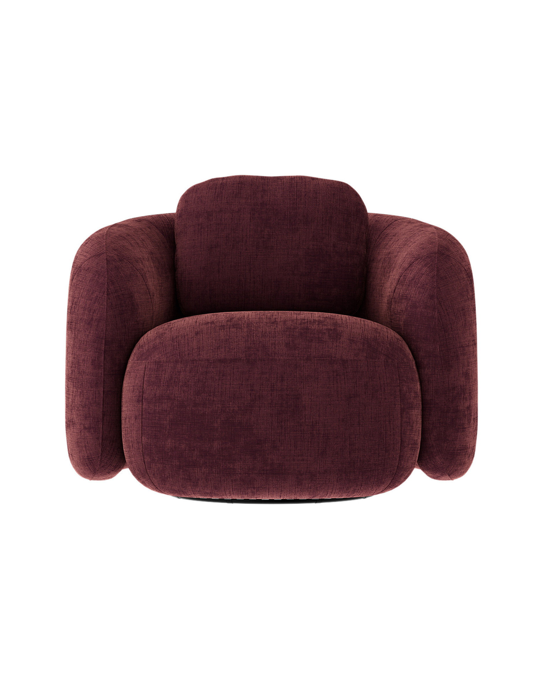 Dixonin pyörivä kangasnojatuoli Gabby burgundy