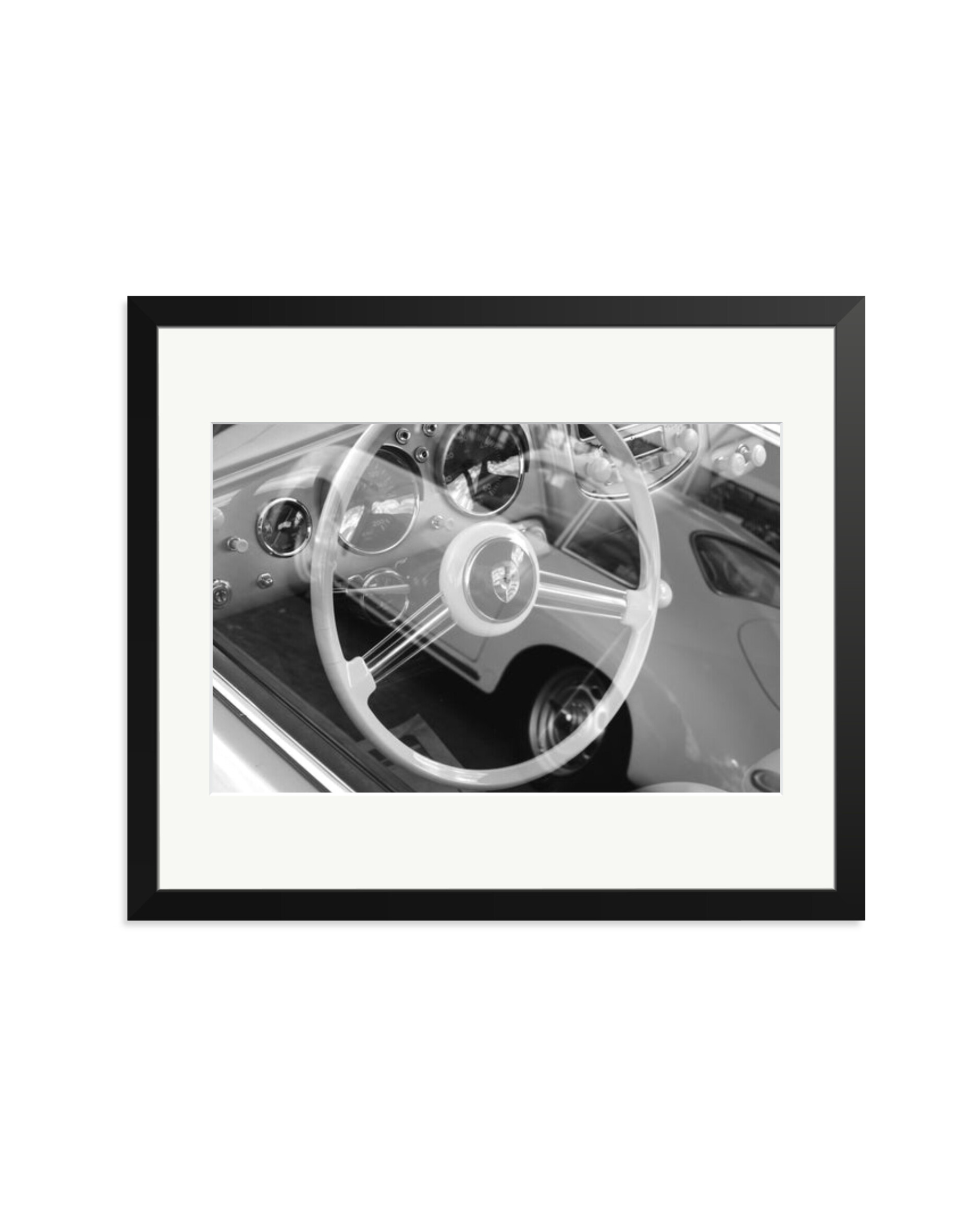 Porsche Steering Wheel Black / Large