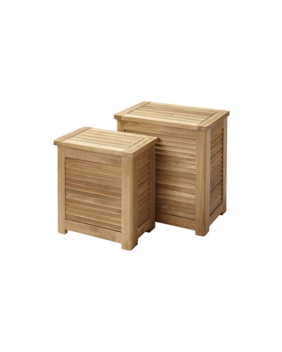 Storage Box, Teak 45 cm