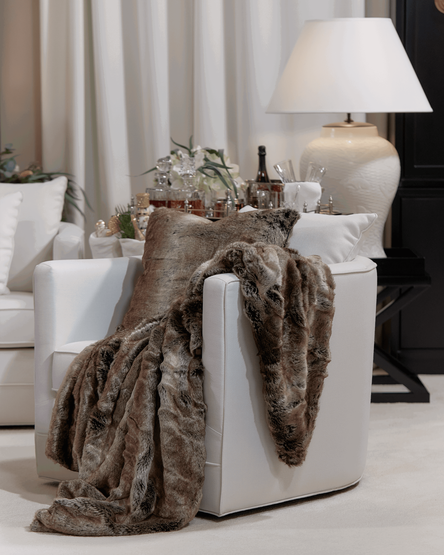 Monroe fåtölj sand