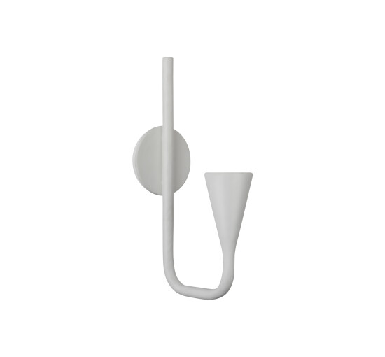 Brassica Medium Sconce Plaster White