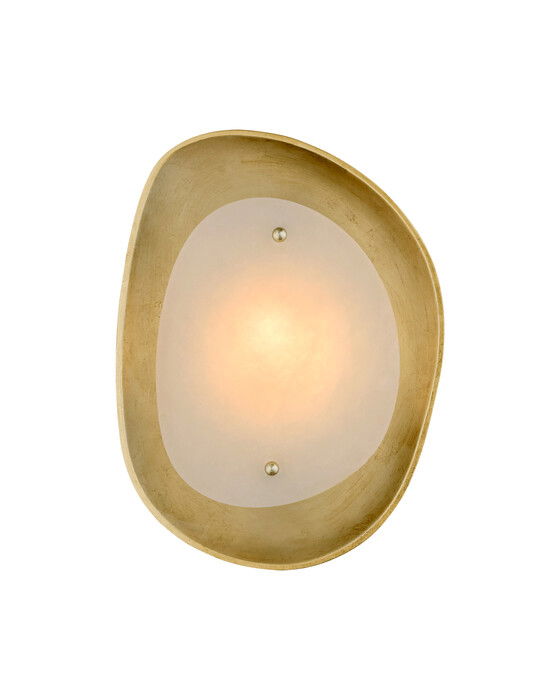 Samos Sculpted vägglampa Gild