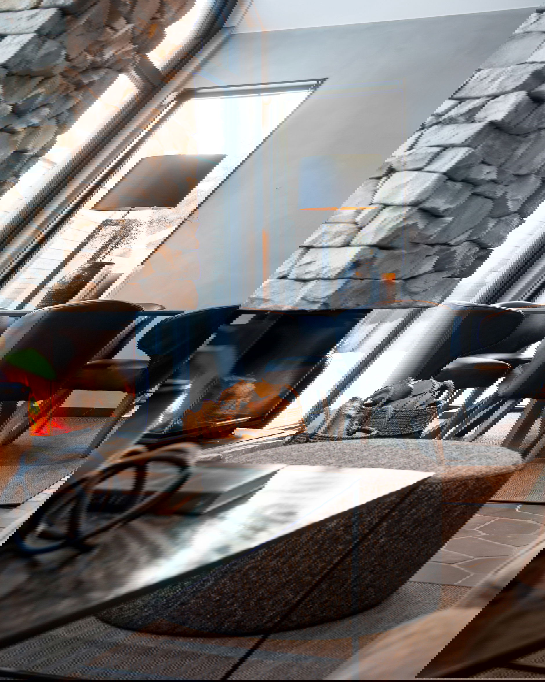 La Vella matstol svart