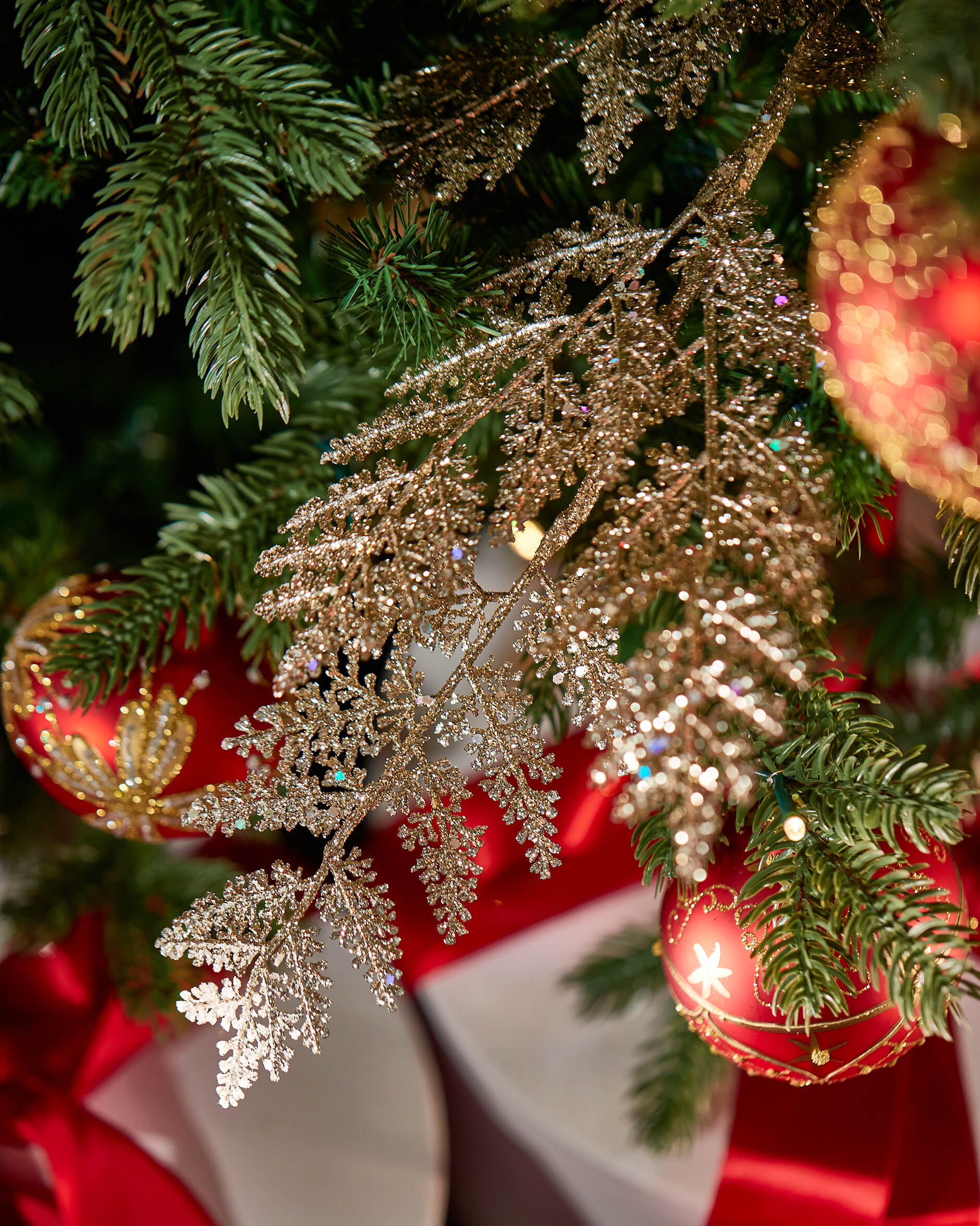 Tillion kvist juldekoration champagne