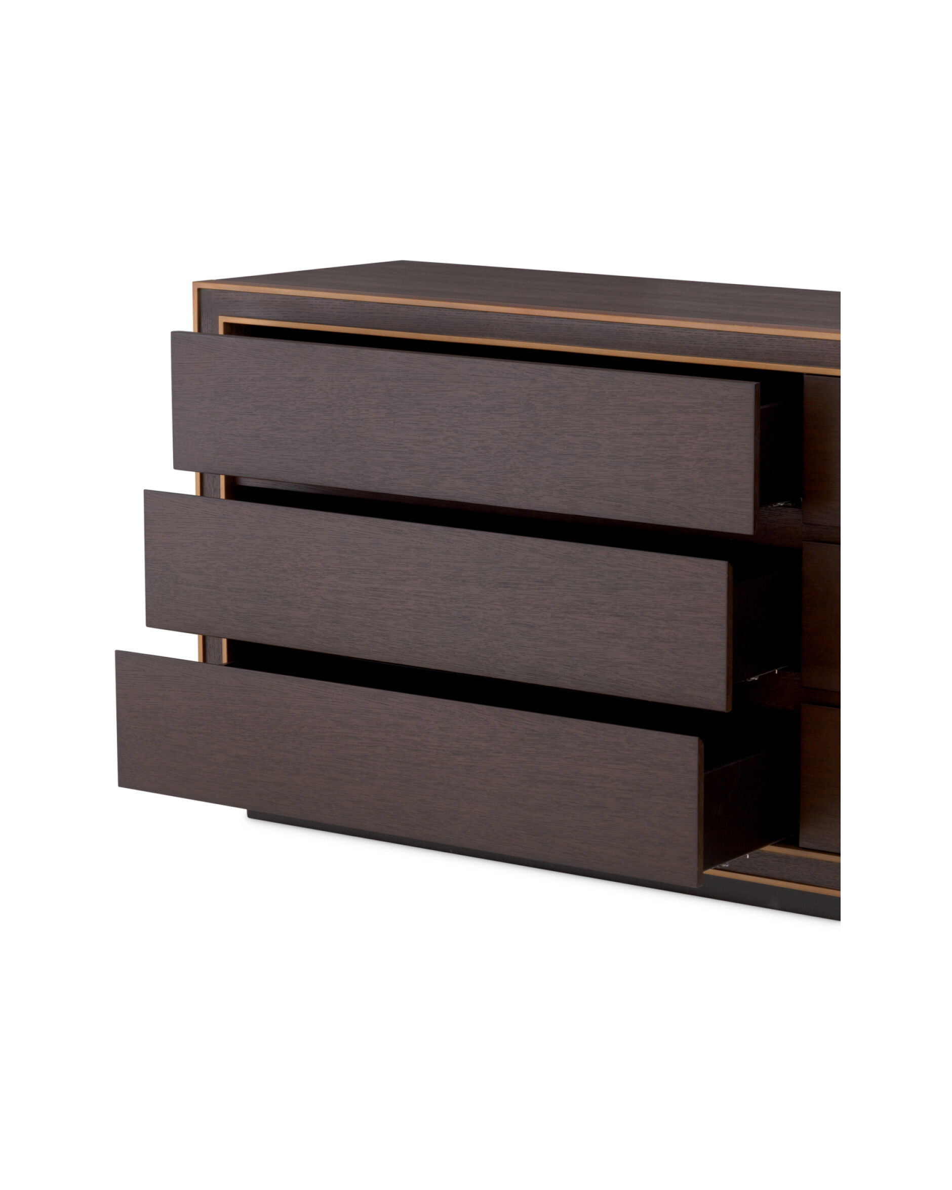 Camelot Chest of Drawers Brown Oak Veneer