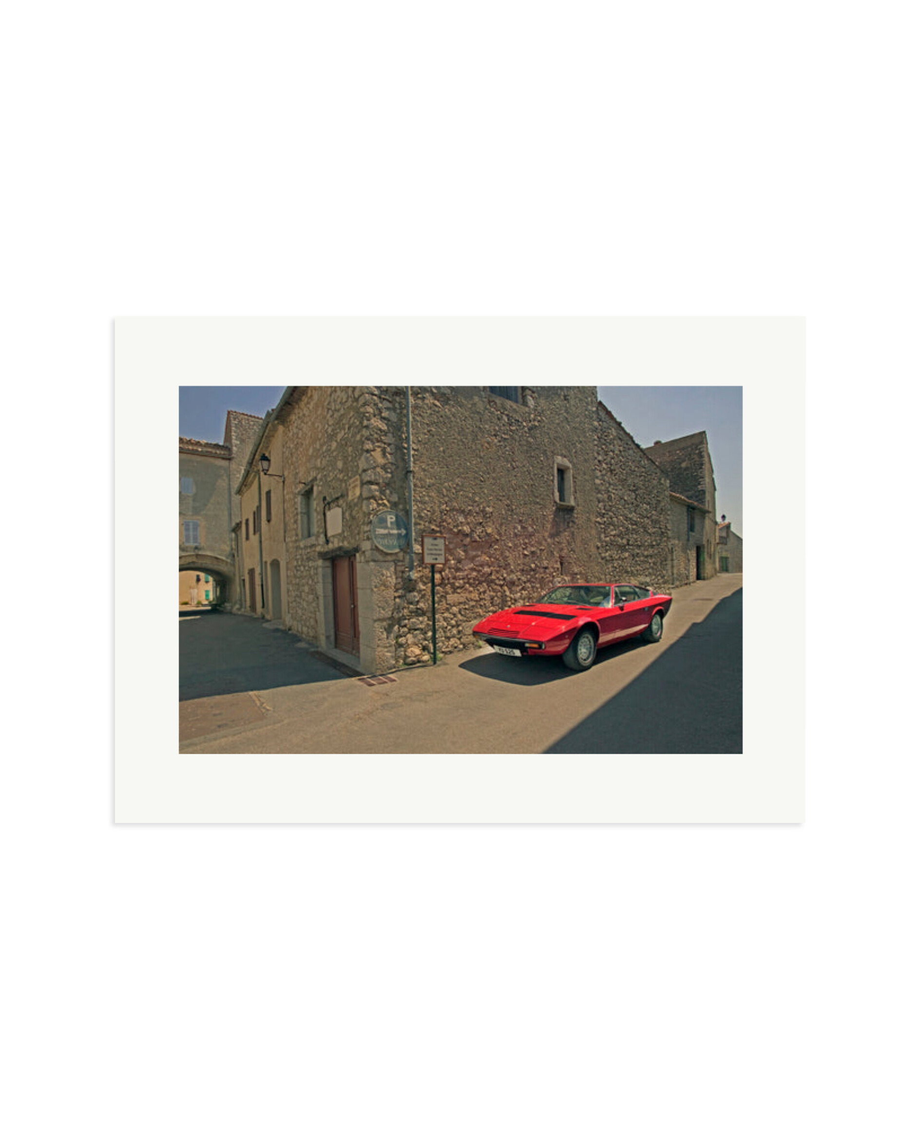 Maserati Khamsin Print Only / XL
