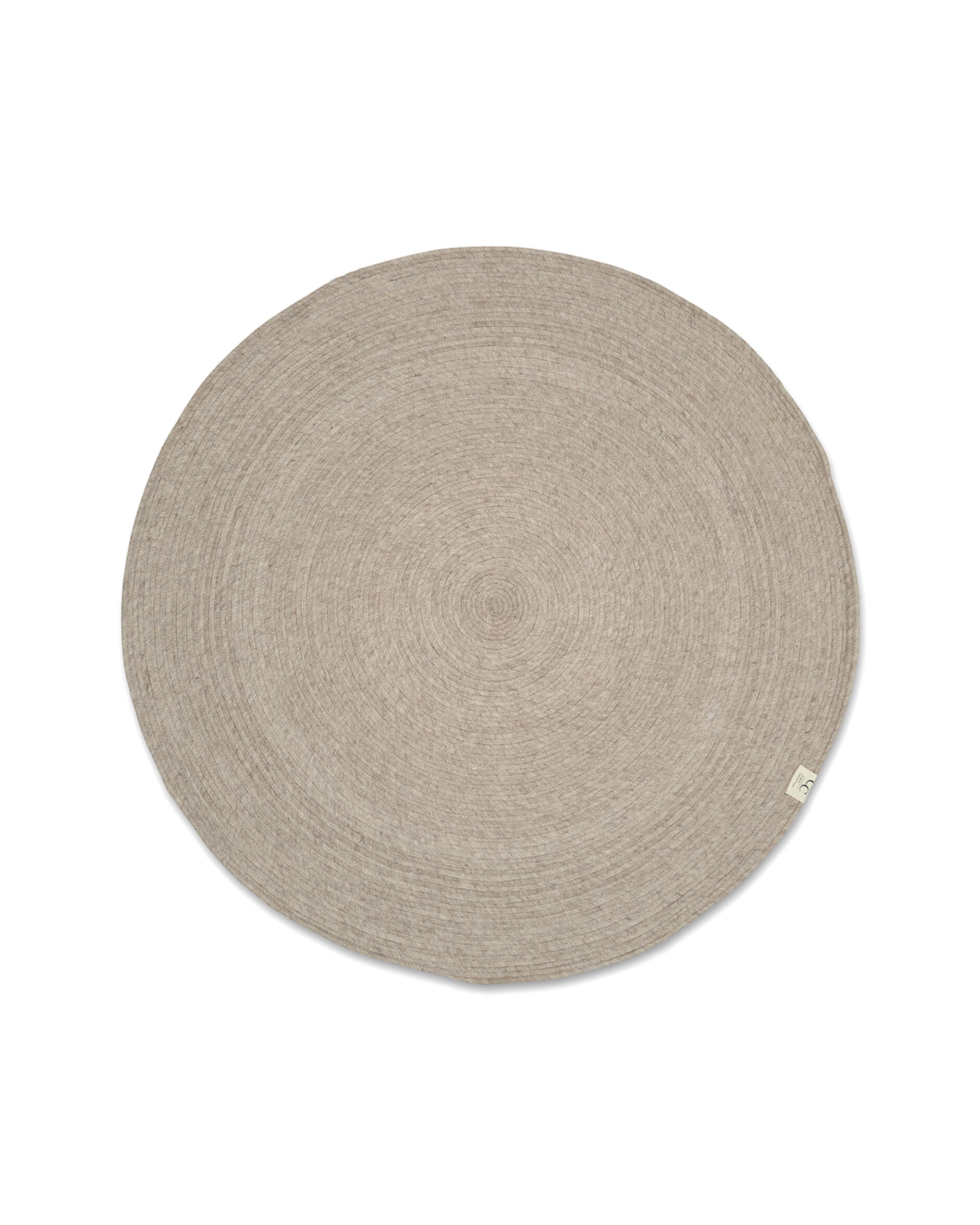 Merino Rug Round Oat OUTLET