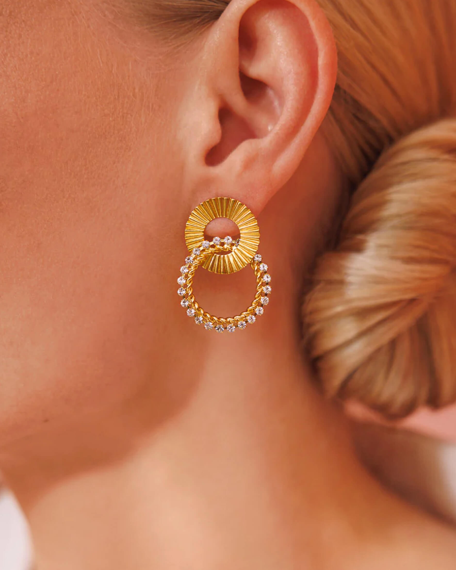 Gianna Earrings Crystal