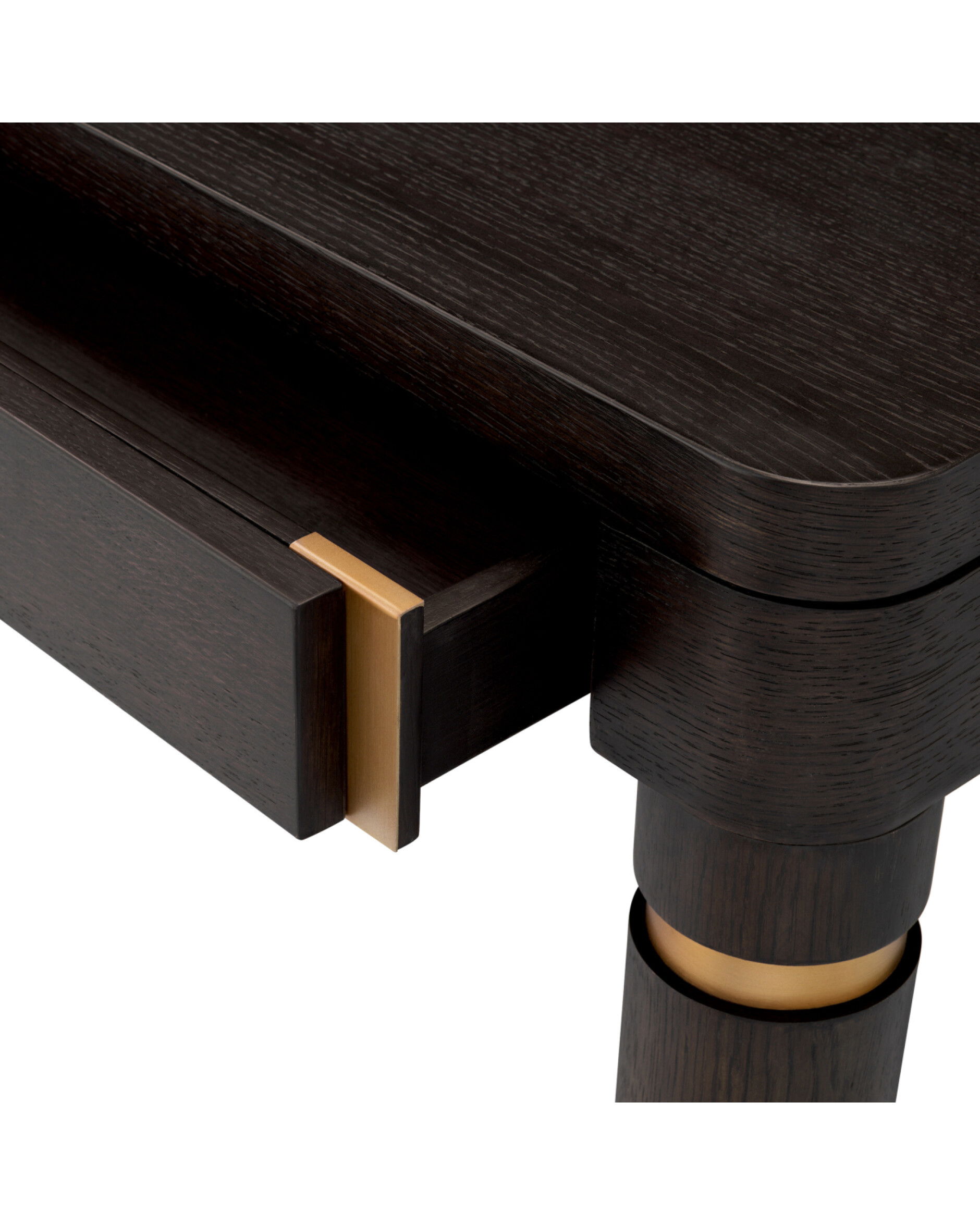 Carmel schreibtisch mocha eiche furnier