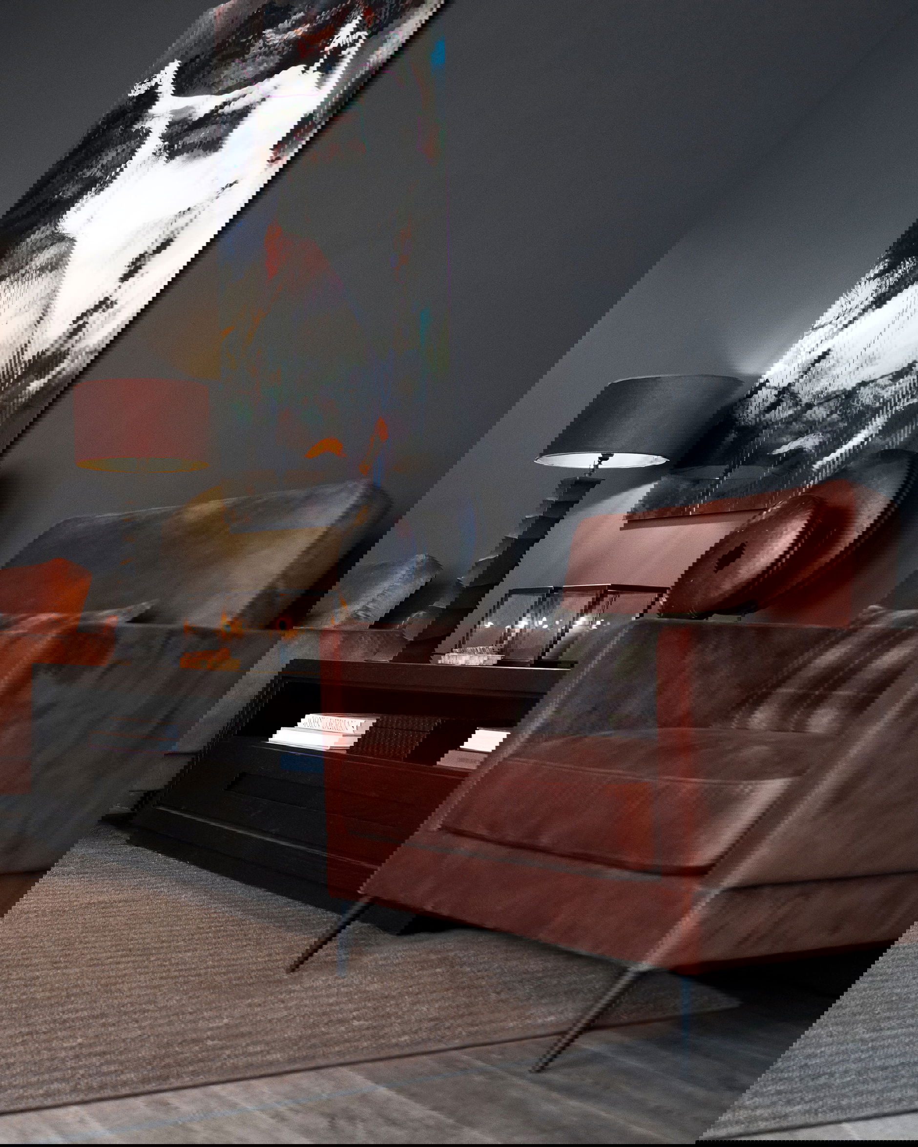 Andorra fåtölj velvet hazel