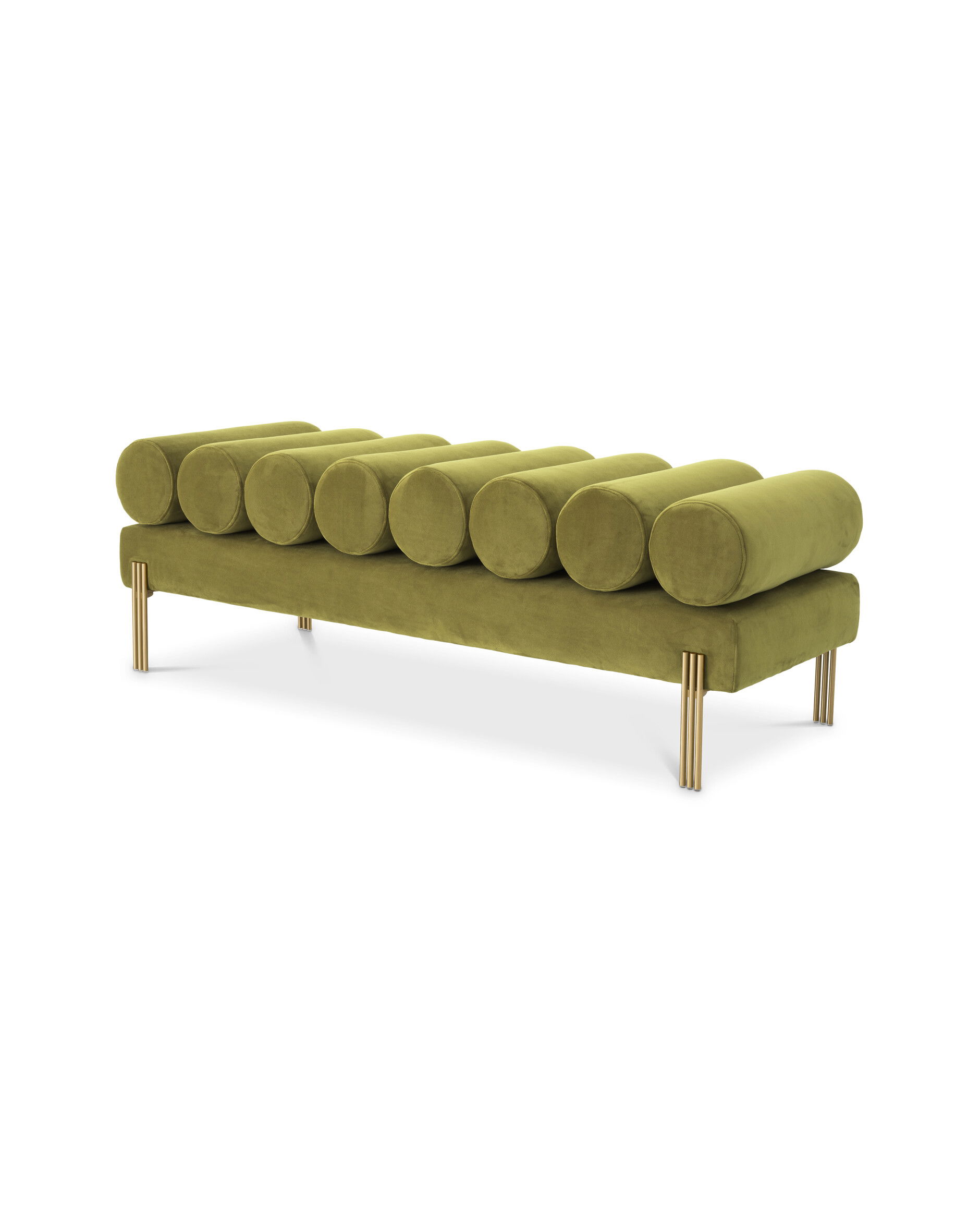 Oxley bänk savona vintage green velvet