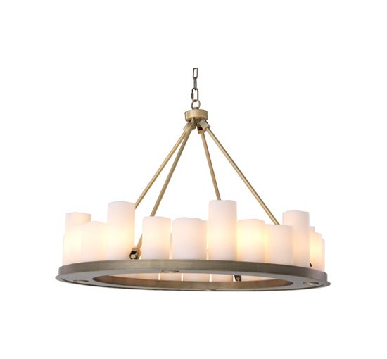Messing - Commodore Chandelier black