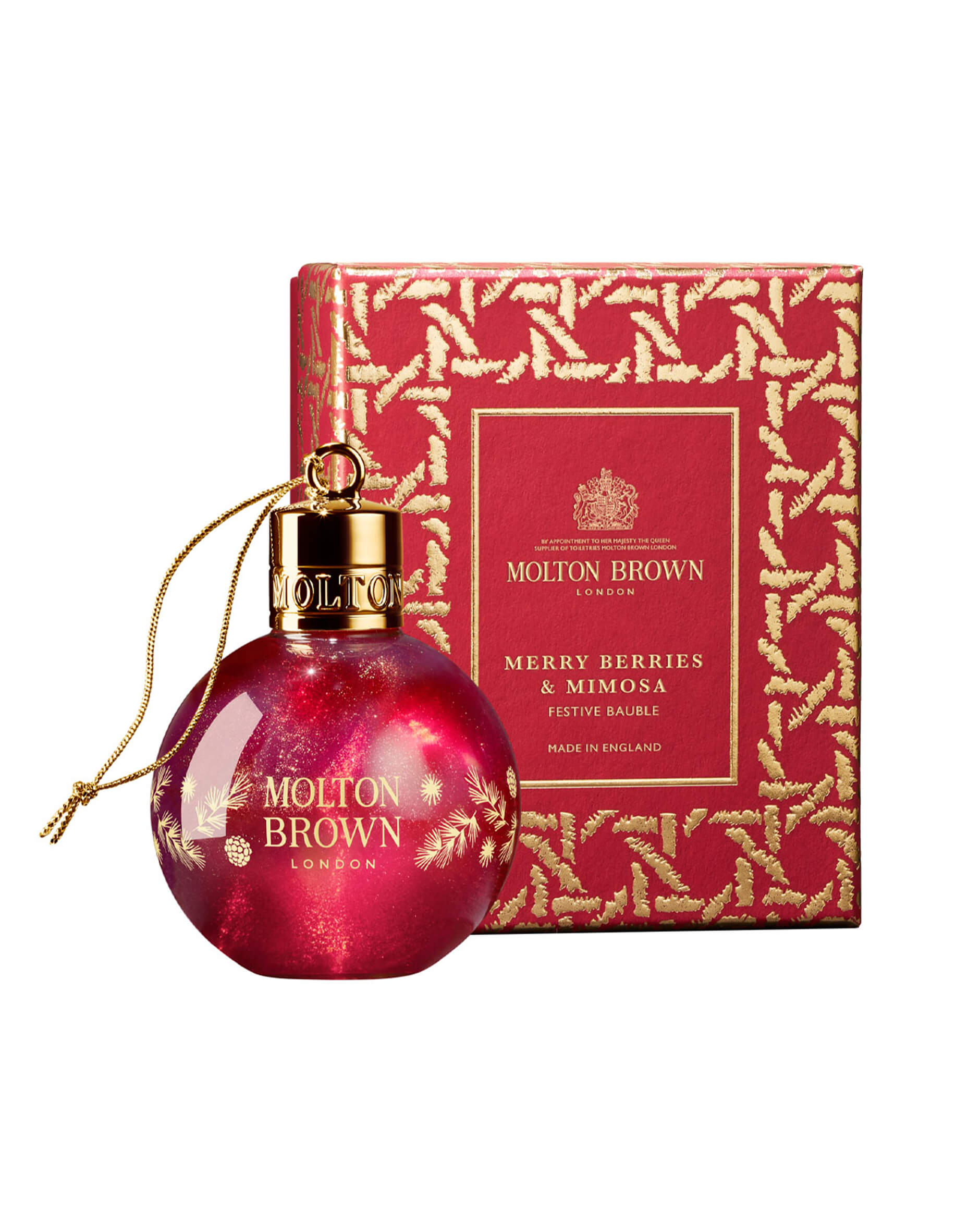 Merry Berries & Mimosa Festive Bauble shower gel