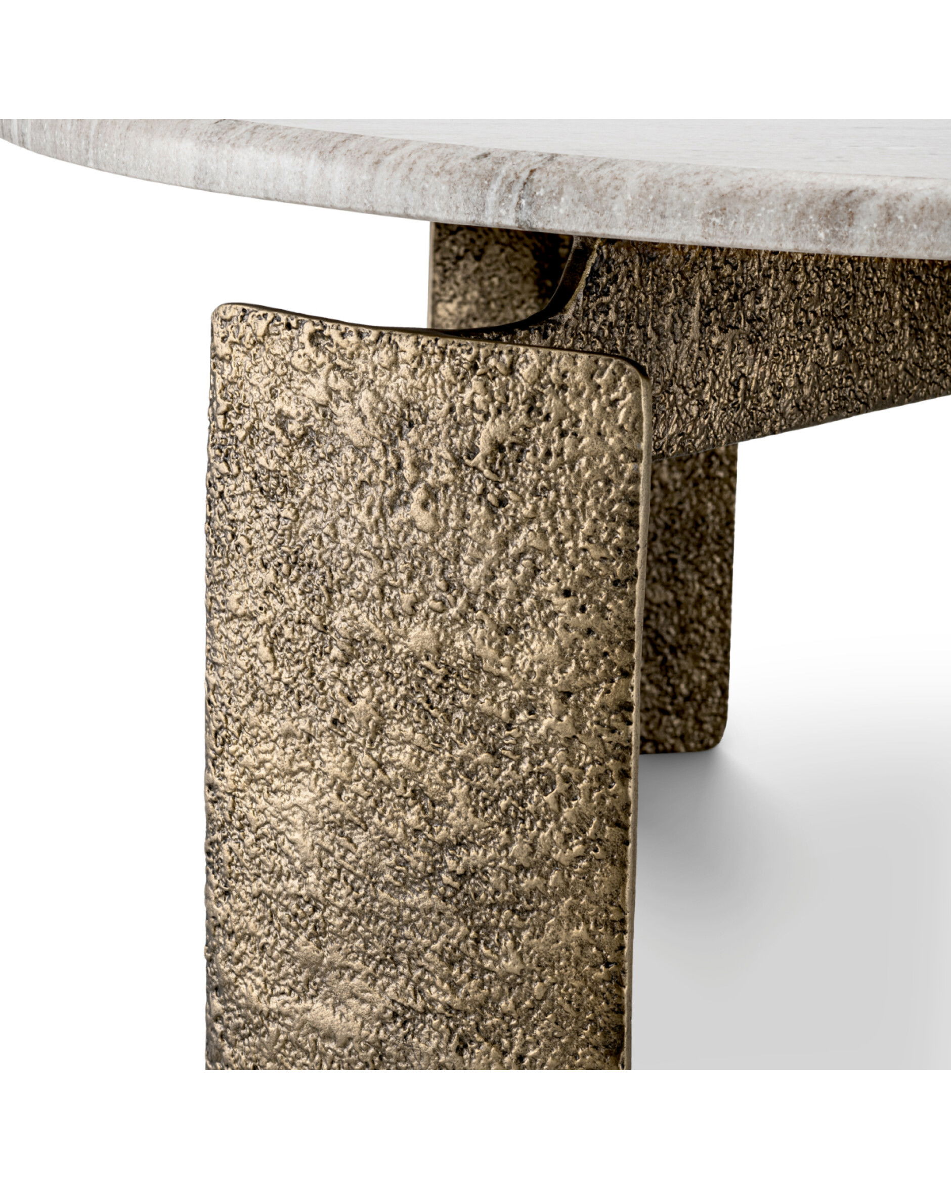 Bodega soffbord antik mässing