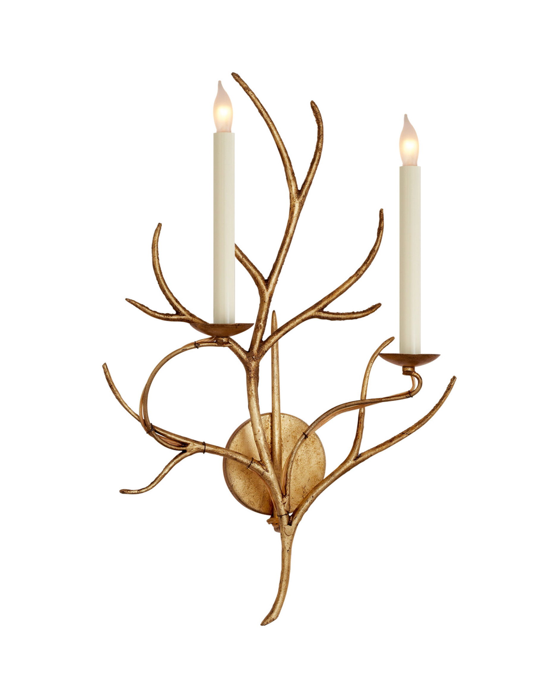 Branch vägglampa Gilded Iron