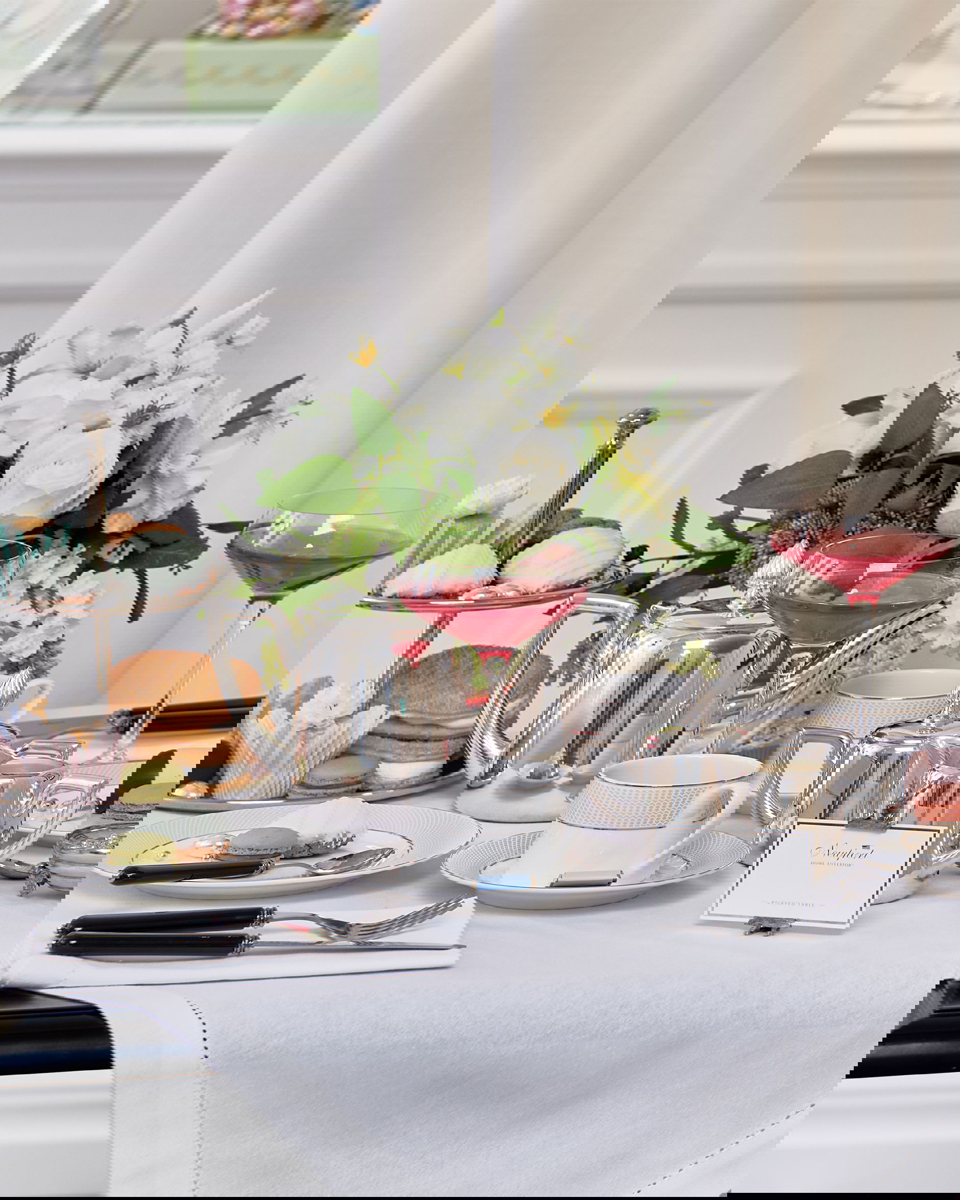 Kanin placeringskortshållare tenn