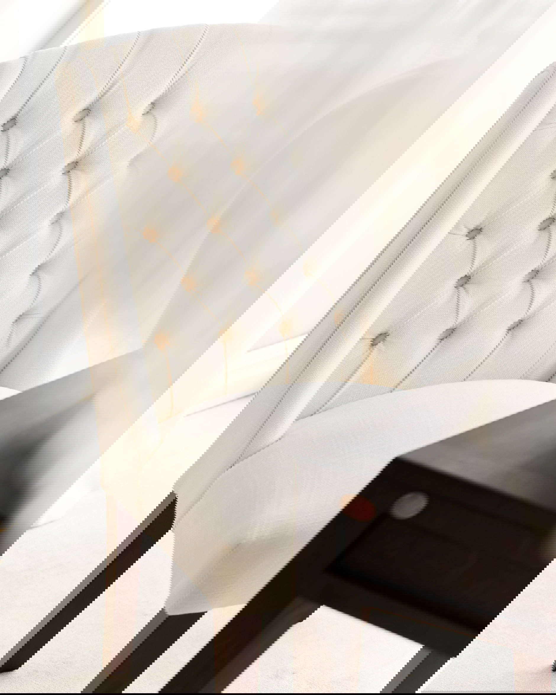 Newport Venice matstol off-white