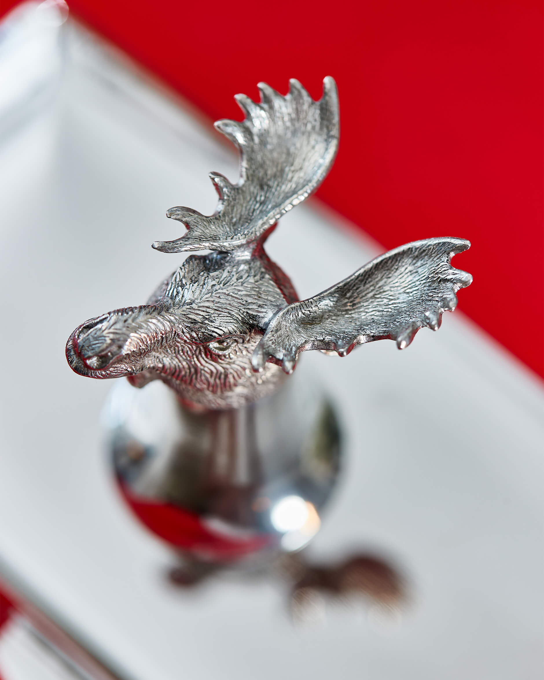 Moose snapsglas tenn