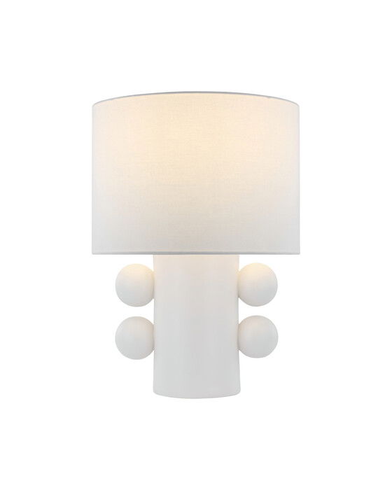 Visual Comfort Tiglia Low bordslampa vit