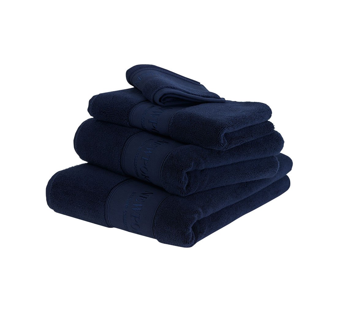 Navy - Mayfair Towel Grey
